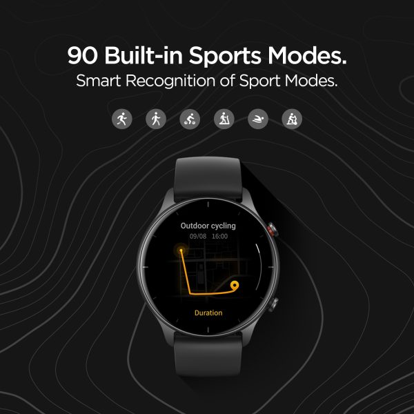 ⁦2021 New Amazfit GTR 2e Smartwatch 1.39'' AMOLED Sleep Quality Monitoring 5 ATM Smart Watch for Andriod for IOS Alexa Built-in⁩ - الصورة ⁦4⁩