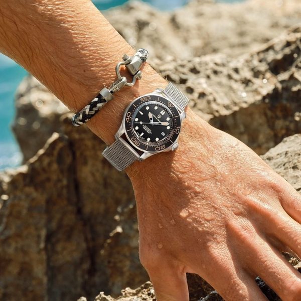 ⁦2022 New PAGANI DESIGN Men's Mechanical Wristwatches Luxury Automatic Watch For Men Luminous Diving Steel Watch Japan NH35 Clock⁩ - الصورة ⁦3⁩