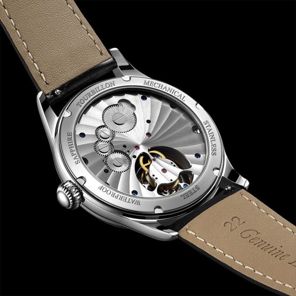 ⁦AESOP Men's Mechanical Watch Flying Tourbillon Skeleton Watches for Men Wristwatch Man Male Clocks Mechanical Watch Luxury⁩ - الصورة ⁦4⁩