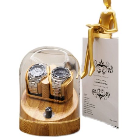 Automatic Watch Winder Luxury Mechanical Watches Anti-Magnetic Transparent Silent Watch Storage Organizer Box Display Gift Ideas