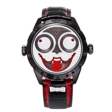 Black Vampire Watch Exclusive Original Brand Clown Watch Men Mechanical Watch Leather Luxury Designer Design Joker Watch 2020