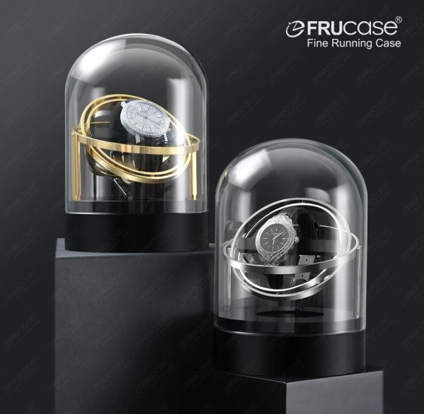 ⁦FRUCASE Watch Winder for automatic watches watch box automatic winder storage display case box⁩ - الصورة ⁦2⁩