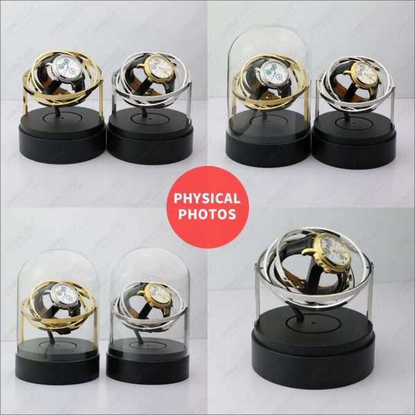 ⁦FRUCASE Watch Winder for automatic watches watch box automatic winder storage display case box⁩ - الصورة ⁦4⁩