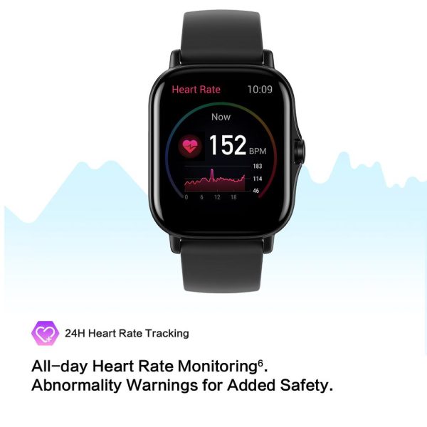 ⁦Global Amazfit GTS 2 Smartwatch 5ATM Water Resistant AMOLED Display Alexa Built-in Smart Watch For Android IOS Phone⁩ - الصورة ⁦2⁩
