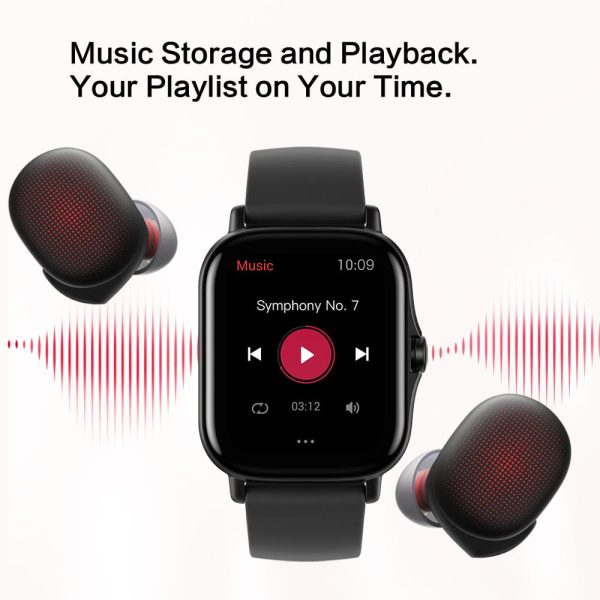 ⁦Global Amazfit GTS 2 Smartwatch 5ATM Water Resistant AMOLED Display Alexa Built-in Smart Watch For Android IOS Phone⁩ - الصورة ⁦3⁩