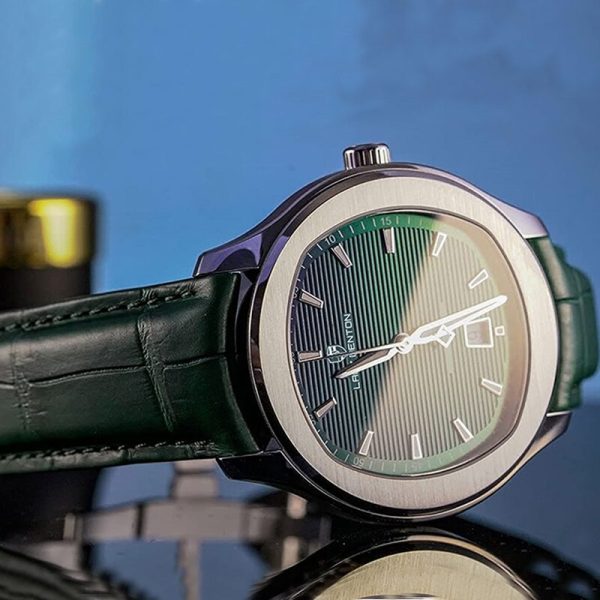 ⁦LACZ DENTON Men's Watches Automatic Watch Men Mechanical Watches 2022 Luxury Brand 100M Waterproof Business Sport Reloj Hombre⁩ - الصورة ⁦6⁩