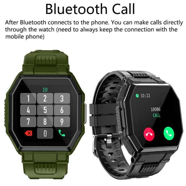 ⁦S_9 Bluetooth Call Smart Watch Men Full Touch Music Control Sports Fitness Tracker Smartwatch Blood Pressure Heart Rate⁩ - الصورة ⁦2⁩