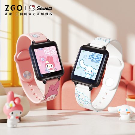 Sanrio Kids Smart Bracelet Alarm Clock Pedometer Calories Bluetooth Hello Kitty Melody Connamoroll Girls Watches Passometer IP67