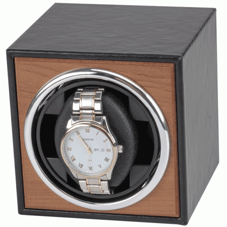 Watch Winders For Automatic Watches Mechanical Watch Fashion Single Watch Box Rotator Transparent Carbon Fiber Case Clock Winder