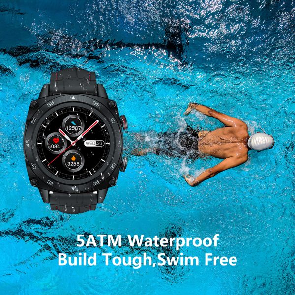 ⁦Cubot C3 SmartWatch Sport Heart Rate Sleep Monitor 5ATM Waterproof Touch Fitness Tracker Smart Watch for Men Women Android IOS⁩ - الصورة ⁦3⁩