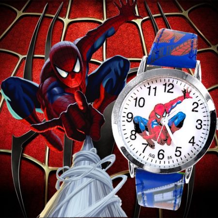 Disney Spiderman children's watch cartoon cute children boy's girl's electronic watch kids watch Quartz watch birthday gifts