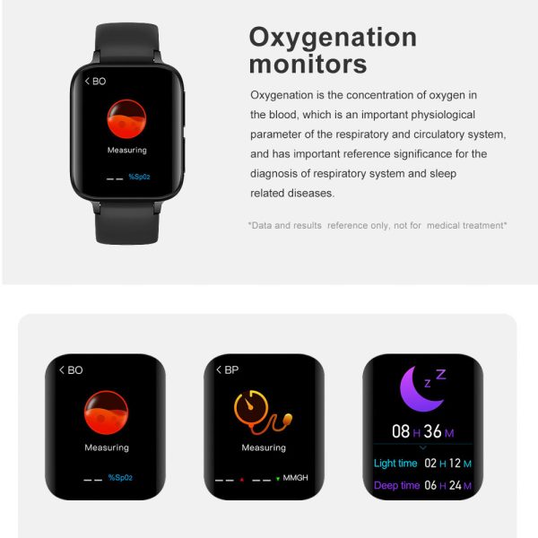 ⁦Ecg Smart Watch Men 1.78 inch Full Touch Screen Music Playback Women Sports Fitness Tracker 2021 New Smartwatch For Android IOS⁩ - الصورة ⁦4⁩