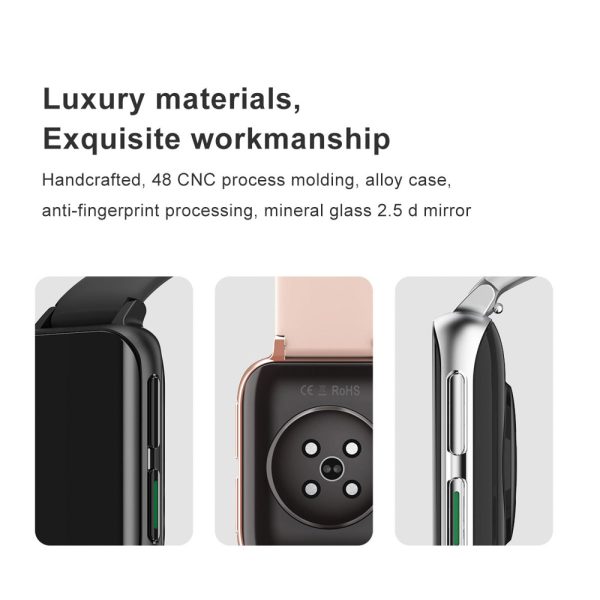 ⁦Ecg Smart Watch Men 1.78 inch Full Touch Screen Music Playback Women Sports Fitness Tracker 2021 New Smartwatch For Android IOS⁩ - الصورة ⁦6⁩