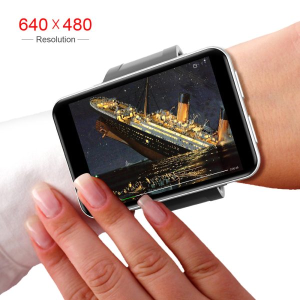 ⁦LEMFO LEM T 4G 2.86 Inch Screen Smart Watch Android 7.1 3GB 32GB 5MP Camera 480*640 Resolution 2700mah Battery Smartwatch Men⁩ - الصورة ⁦3⁩
