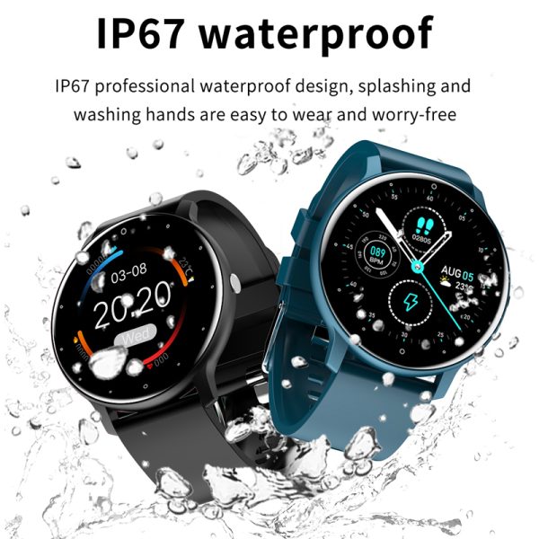 ⁦LIGE 2021 New Smart Watch Men Full Touch Screen Sport Fitness⁩ - الصورة ⁦3⁩