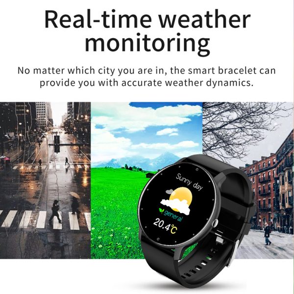 ⁦LIGE 2021 New Smart Watch Men Full Touch Screen Sport Fitness⁩ - الصورة ⁦4⁩