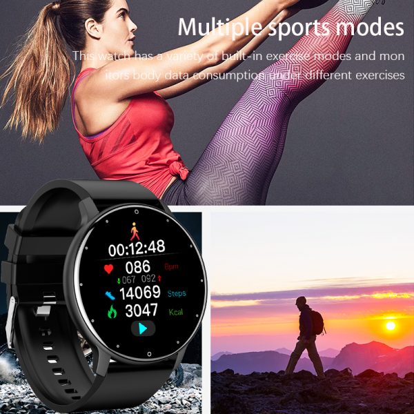 ⁦LIGE 2021 New Smart Watch Men Full Touch Screen Sport Fitness⁩ - الصورة ⁦5⁩