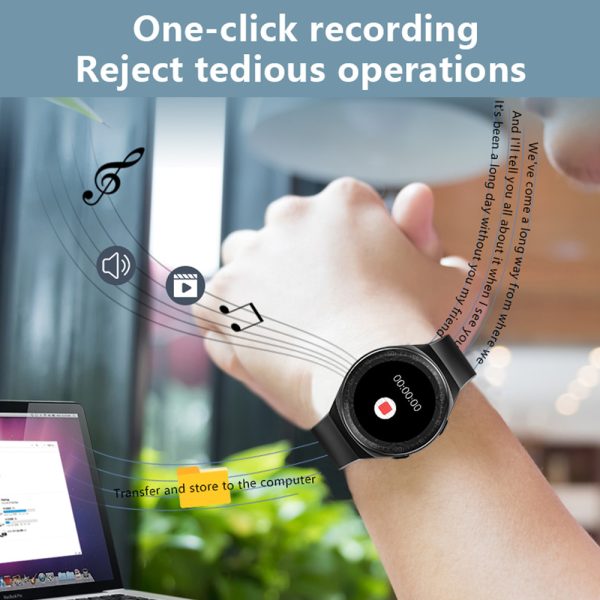⁦MT-3 8G Memory Music Smart Watch Men Bluetooth Call Full Touch Screen Waterproof Smartwatch Recording Function Sports Bracelet⁩ - الصورة ⁦4⁩