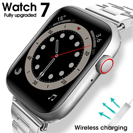 New NFC Smartwatch Men Women Smart Watch 2021 wireless charger Bluetooth Call Custom Dial better than for Apple Watch Siri voice