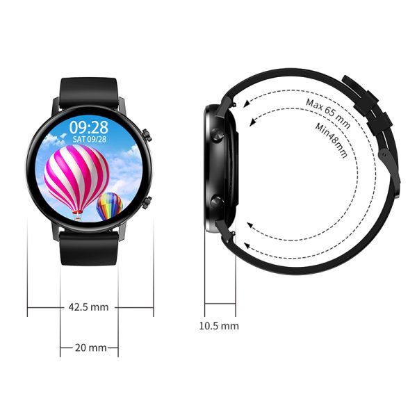 ⁦Smart Watch Women DT96 360*360 Smartwatch Multi-sports Fitness Tracker Heart Rate Monitor Blood Pressure Oxygen For Apple phone⁩ - الصورة ⁦6⁩