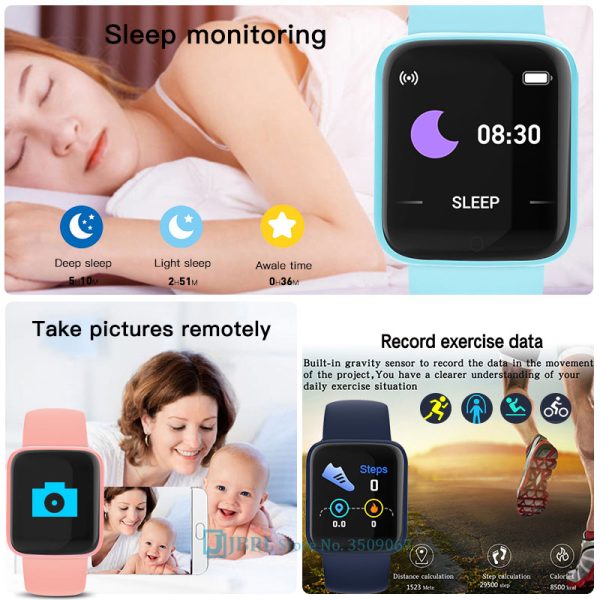 ⁦2021 Kids Watch Child Wrist Watches Sports LED Digital Electronics Clock for Children Boys Girls Students Smart Wristwatches⁩ - الصورة ⁦2⁩