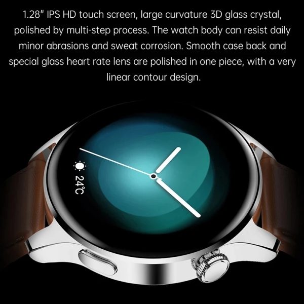 ⁦2021 New For HUAWEI Smart Watch Men Waterproof Sport Fitness Tracker Weather Display Bluetooth Call Smartwatch For Android IOS⁩ - الصورة ⁦3⁩