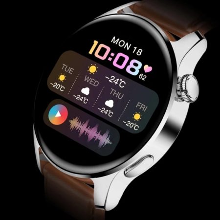 2021 New For HUAWEI Smart Watch Men Waterproof Sport Fitness Tracker Weather Display Bluetooth Call Smartwatch For Android IOS