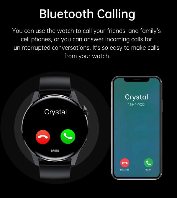 ⁦2021 New For HUAWEI Smart Watch Men Waterproof Sport Fitness Tracker Weather Display Bluetooth Call Smartwatch For Android IOS⁩ - الصورة ⁦6⁩