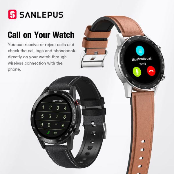 ⁦2021 SANLEPUS ECG Smart Watch Dial Call Smartwatch Men Sport Fitness Bracelet Clock Watches For Android Apple Xiaomi Huawei⁩ - الصورة ⁦2⁩