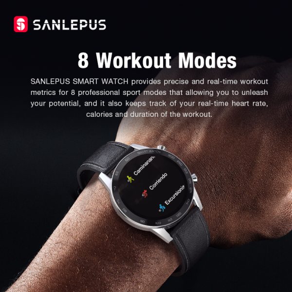 ⁦2021 SANLEPUS ECG Smart Watch Dial Call Smartwatch Men Sport Fitness Bracelet Clock Watches For Android Apple Xiaomi Huawei⁩ - الصورة ⁦4⁩