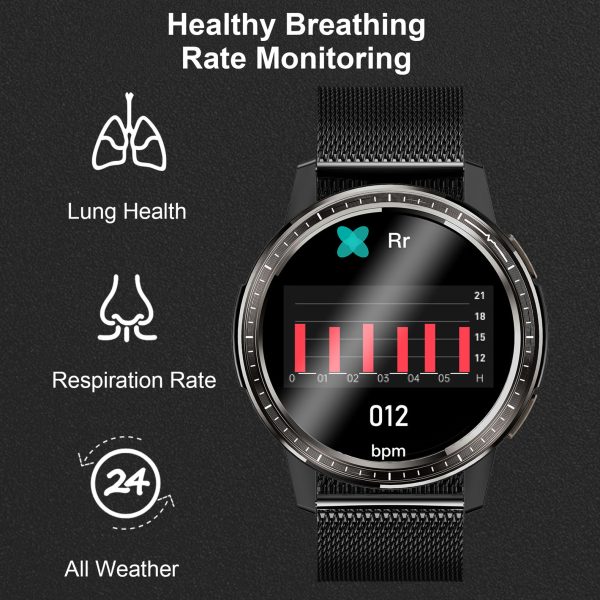 ⁦2022 New Body Temperature Smart Watch Sport Fitness Life Waterproof Clock Heart Rate Blood Oxygen ECG PPG Smartwatch Android ios⁩ - الصورة ⁦3⁩