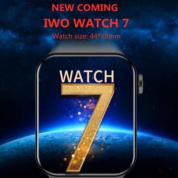 ⁦CHYCET New IWO Smart Watch Series 7 Heart Rate Monitor 2021 Smartwatch Men Women Fitness Tracker Bracelet For Android IOS Iphone⁩ - الصورة ⁦3⁩