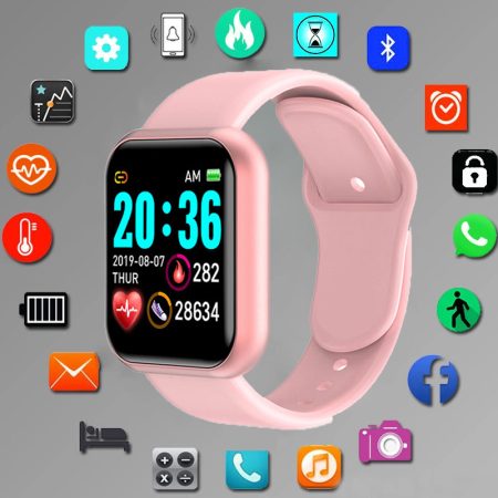Digital Smart sport watch Bluetooth fitness wristwatch