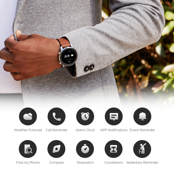 ⁦Global Version Amazfit GTR 47mm GPS Smart Watch 5ATM Waterproof Smartwatch 24 Days Battery Music Leather Strap⁩ - الصورة ⁦4⁩