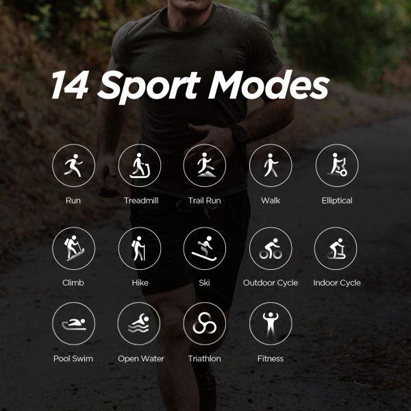 ⁦In stock 2020 CES Amazfit T-rex T rex Smartwatch 5ATM waterproof Smart Watch GPS/GLONASS AMOLED Screen for iOS Android⁩ - الصورة ⁦4⁩