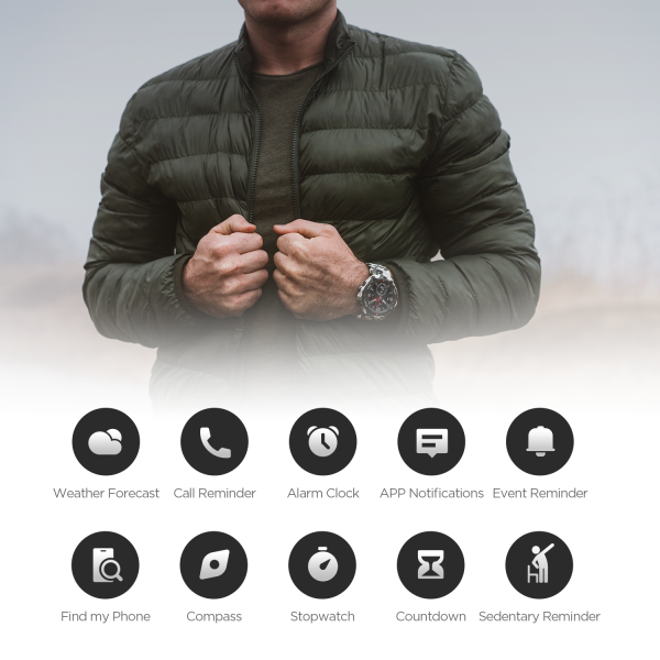 ⁦In stock 2020 CES Amazfit T-rex T rex Smartwatch 5ATM waterproof Smart Watch GPS/GLONASS AMOLED Screen for iOS Android⁩ - الصورة ⁦3⁩