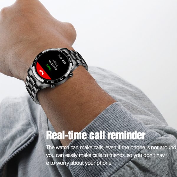 ⁦LIGE 2022 New Smart Watch Men Full Touch Screen Sports Fitness Watch IP67 Waterproof Bluetooth For Android ios smartwatch Mens⁩ - الصورة ⁦6⁩