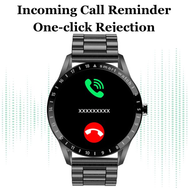 ⁦LIGE New 454*454 AMOLED Screen Smart Watch Men 2022 Heart Rate Blood Pressure Blood Oxygen Monitoring Waterproof Men Smartwatch⁩ - الصورة ⁦3⁩