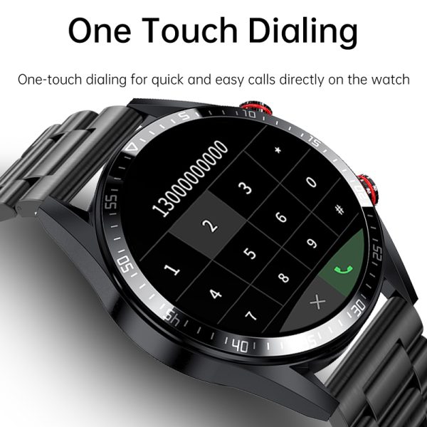 ⁦LIGE New 454*454 Screen Smart Watch Men Always Display The Time Bluetooth Call Local Music Men Smartwatch For Huawei Xiaomi Box⁩ - الصورة ⁦2⁩
