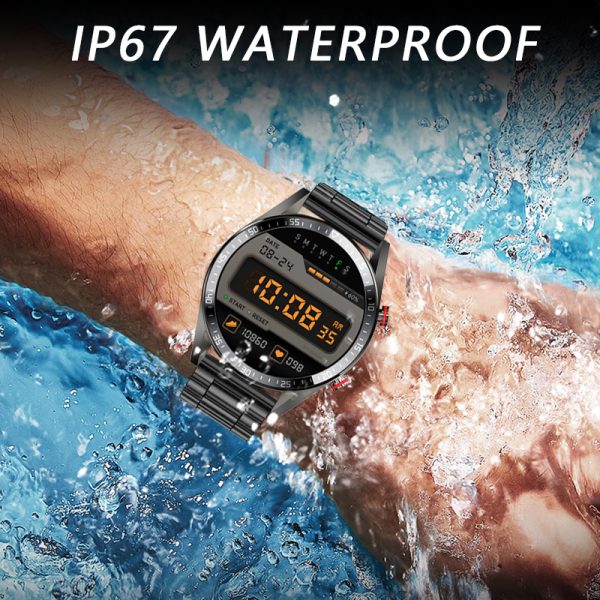 ⁦LIGE New 454*454 Screen Smart Watch Men Always Display The Time Bluetooth Call Local Music Men Smartwatch For Huawei Xiaomi Box⁩ - الصورة ⁦5⁩