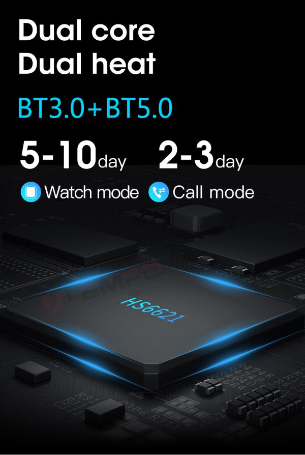 ⁦Lemfo Iwo 13 Pro W37 Smart Watch Men 2021 Bluetooth Call Custom Dial Sleep Monitor Women Smartwatch Pk Dt100 Hw16 Smart Watch⁩ - الصورة ⁦6⁩