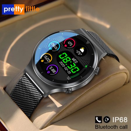 New Bluetooth Call Smart Watch Men S-600 IP68 Waterproof Full Touch Screen Sports Fitness Smartwatch Custom Face For Android IOS