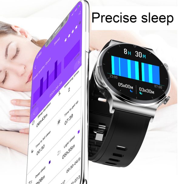 ⁦New Bluetooth Call Smart Watch Men S-600 IP68 Waterproof Full Touch Screen Sports Fitness Smartwatch Custom Face For Android IOS⁩ - الصورة ⁦6⁩