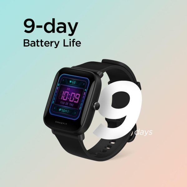 ⁦Original Global Amazfit Bip U Pro Smartwatch 1.43 inch 50 Watch Faces Color Screen GPS Smart Watch For Android iOS Phone⁩ - الصورة ⁦5⁩