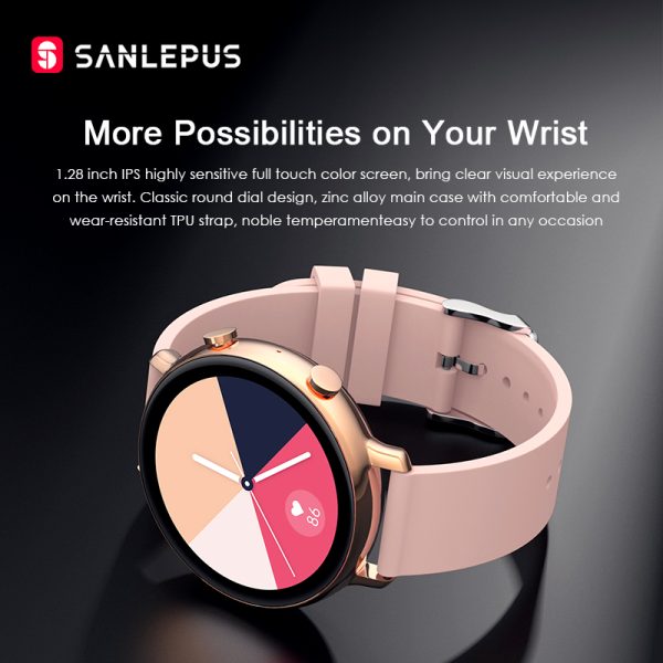 ⁦SANLEPUS 2021 Smart Watch Dial Calls Men Women Waterproof Smartwatch ECG PPG Fitness Bracelet Band For Android Apple Xiaomi⁩ - الصورة ⁦2⁩