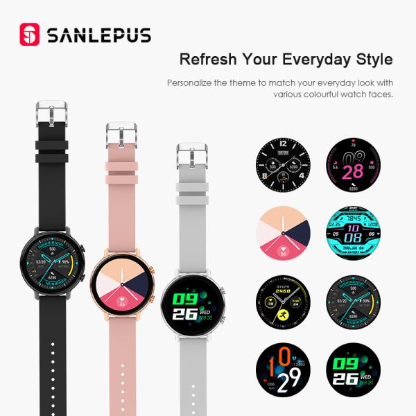 ⁦SANLEPUS 2021 Smart Watch Dial Calls Men Women Waterproof Smartwatch ECG PPG Fitness Bracelet Band For Android Apple Xiaomi⁩ - الصورة ⁦5⁩