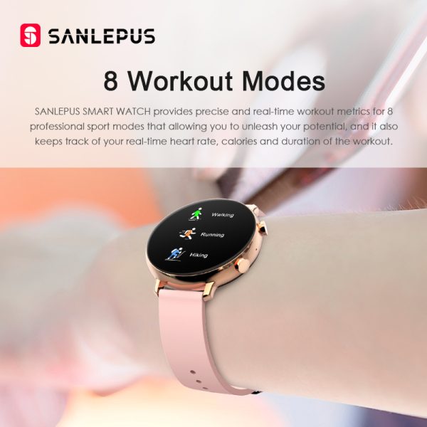 ⁦SANLEPUS 2021 Smart Watch Dial Calls Men Women Waterproof Smartwatch ECG PPG Fitness Bracelet Band For Android Apple Xiaomi⁩ - الصورة ⁦6⁩