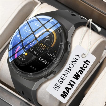 SENBONO IP68 Waterproof Men Smart Watch Sports Fitness Tracker DIY dials BT5.0 Women Smartwatch for IOS Android Huawei Xiaomi