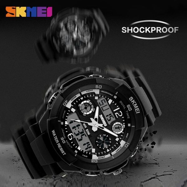 ⁦SKMEI Kids Watches Anti-Shock 5Bar Waterproof Outdoor Sport Children Watches Fashion Digital Watch Relogio Masculino 0931 1060⁩ - الصورة ⁦3⁩