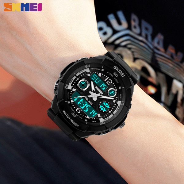 ⁦SKMEI Kids Watches Anti-Shock 5Bar Waterproof Outdoor Sport Children Watches Fashion Digital Watch Relogio Masculino 0931 1060⁩ - الصورة ⁦4⁩